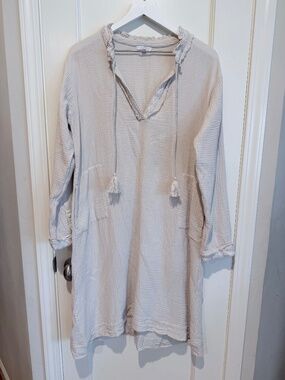 Calme by Johnny Was Tunic Style Popover Dress Size Small (oversized)